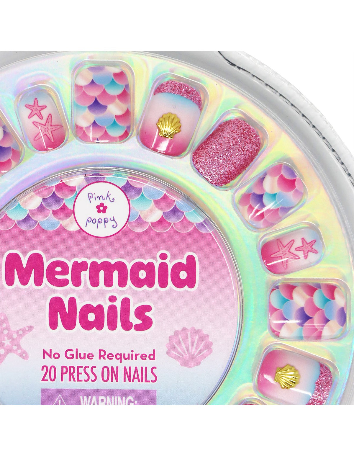 3D MERMAID SPARKLE PRESS ON NAILS