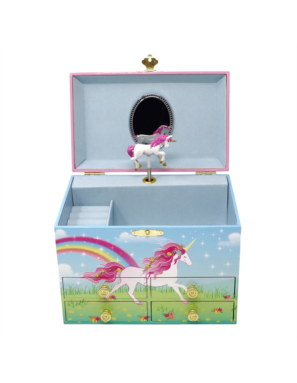 STARDUST UNICORN MUSICAL JEWELLERY BOX