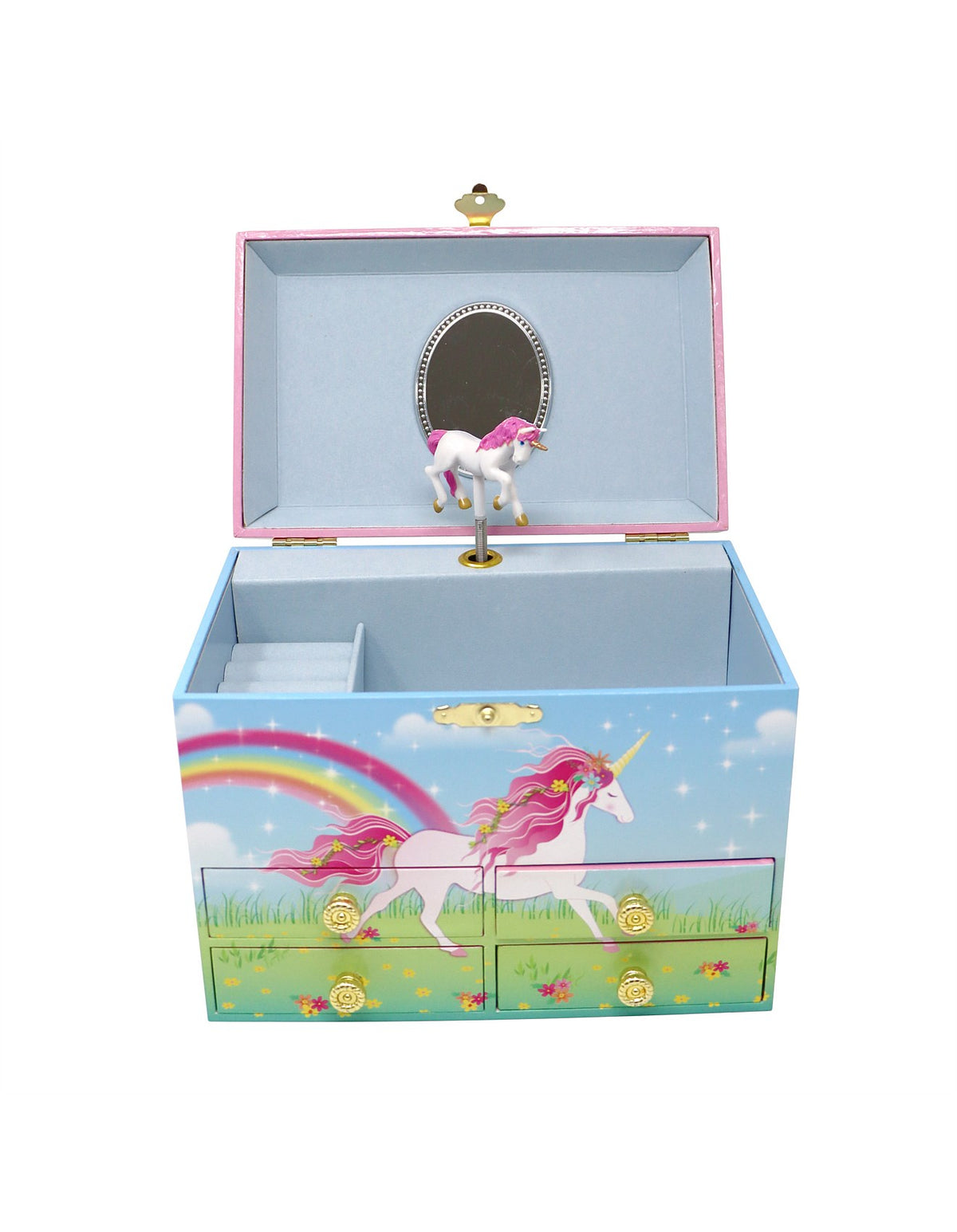 STARDUST UNICORN MUSICAL JEWELLERY BOX