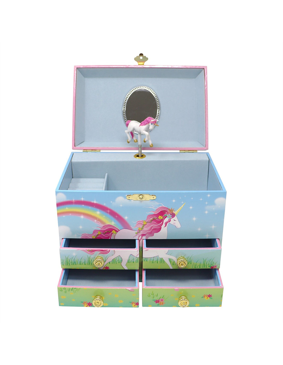 STARDUST UNICORN MUSICAL JEWELLERY BOX