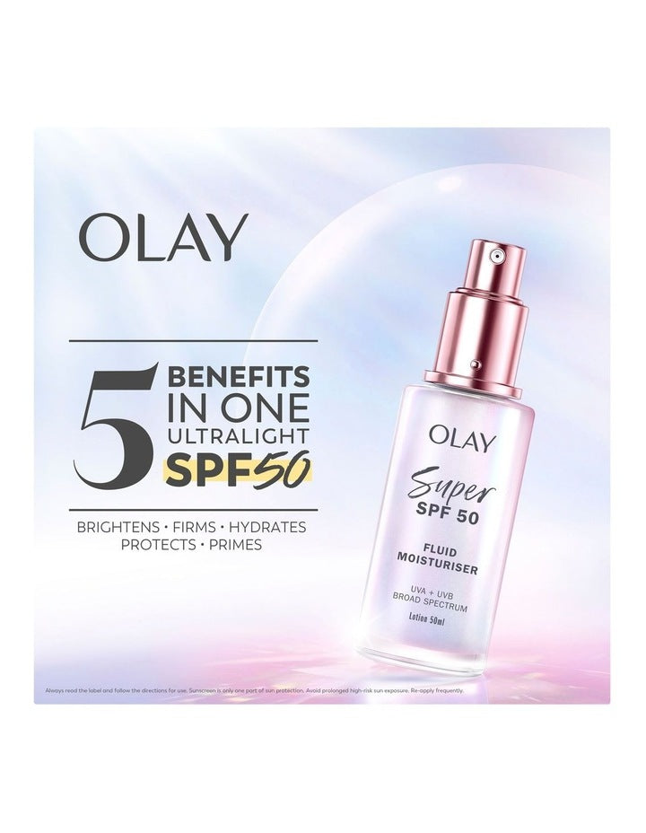 Super SPF50 Fluid Moisturiser 50ml