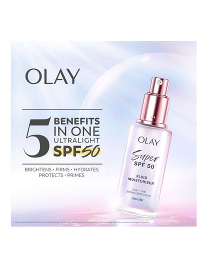Super SPF50 Fluid Moisturiser 50ml
