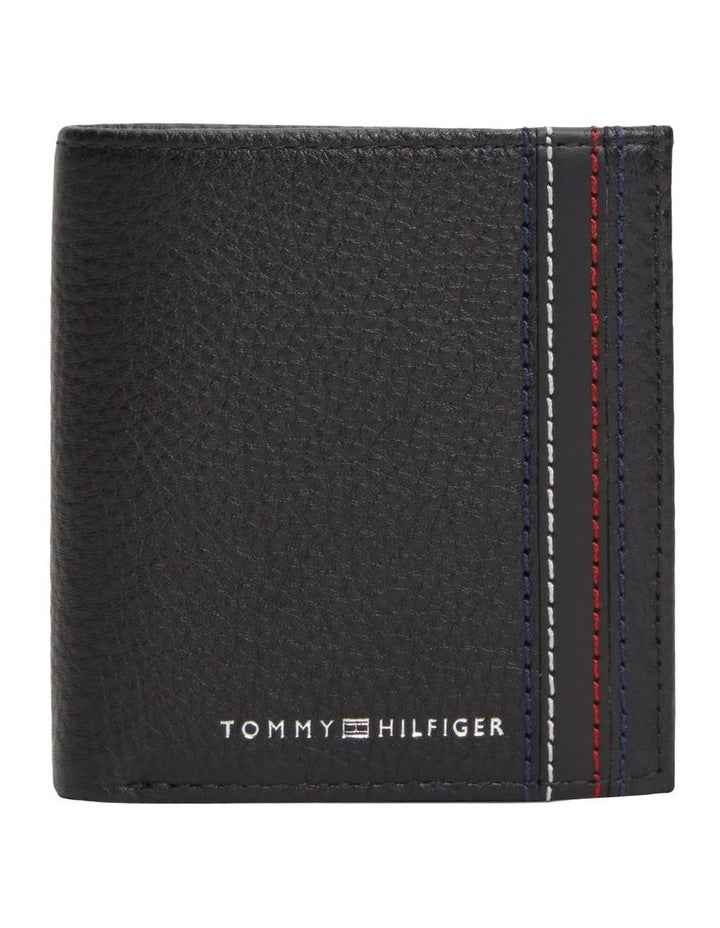 Central Trifoild Wallet in Black