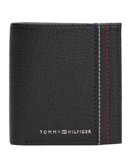Central Trifoild Wallet in Black