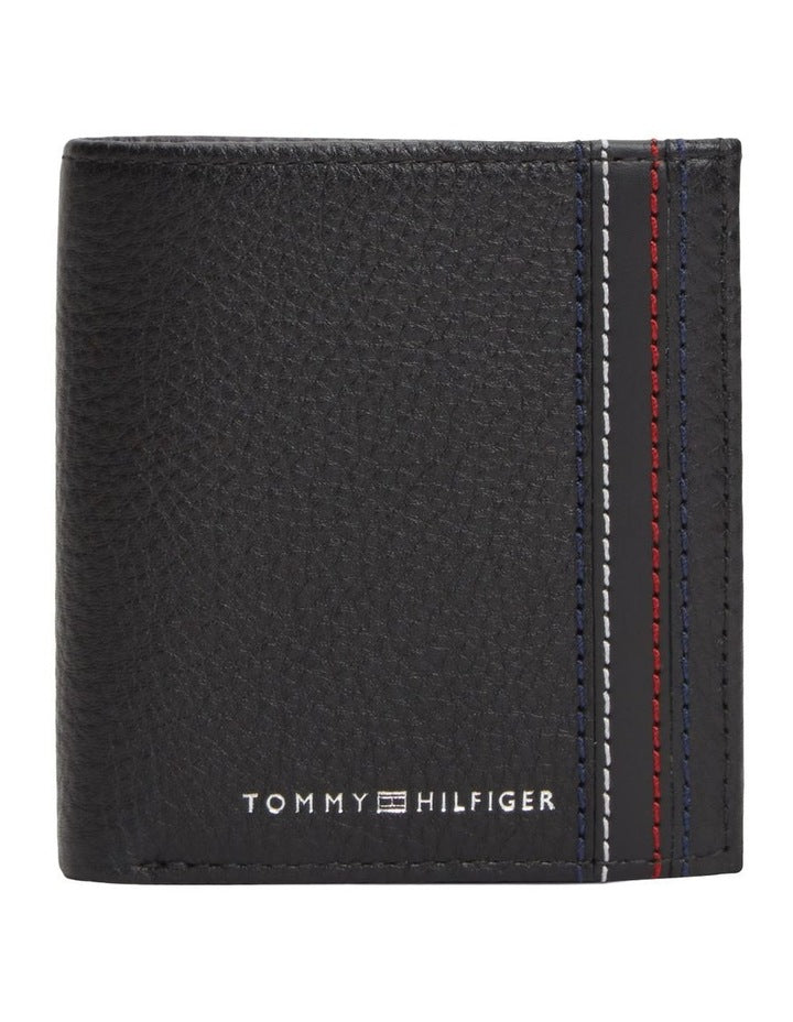 Central Trifoild Wallet in Black