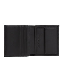 Central Trifoild Wallet in Black