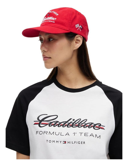 Cadillac Formula 1 Team Logo Baseball Cap in Red