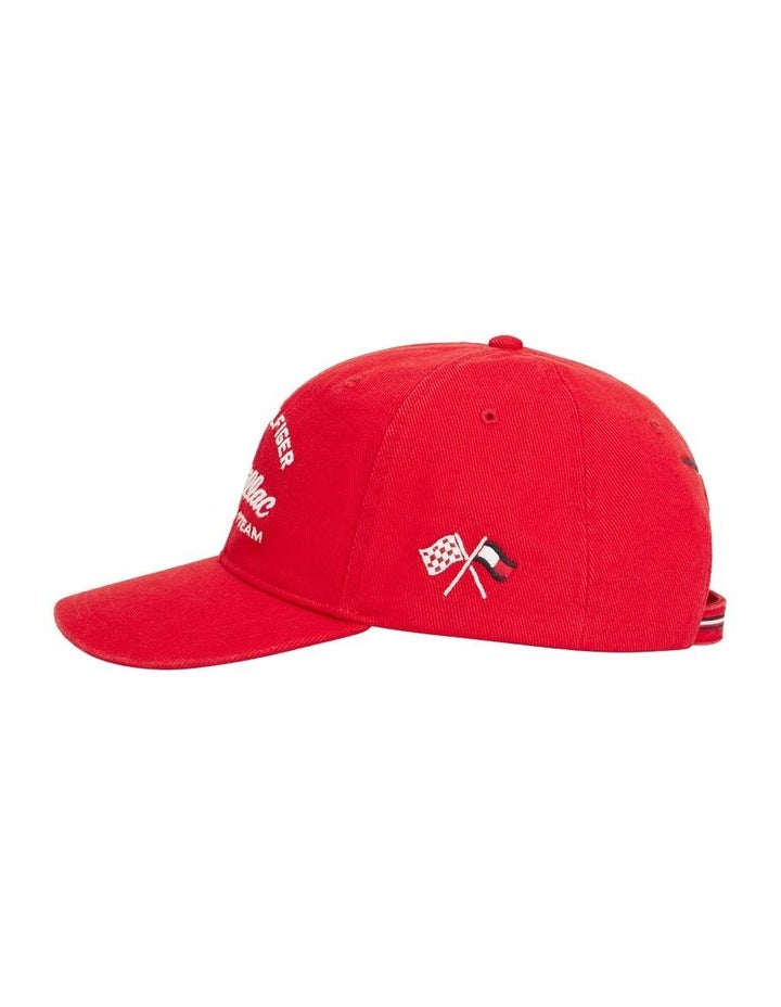 Cadillac Formula 1 Team Logo Baseball Cap in Red