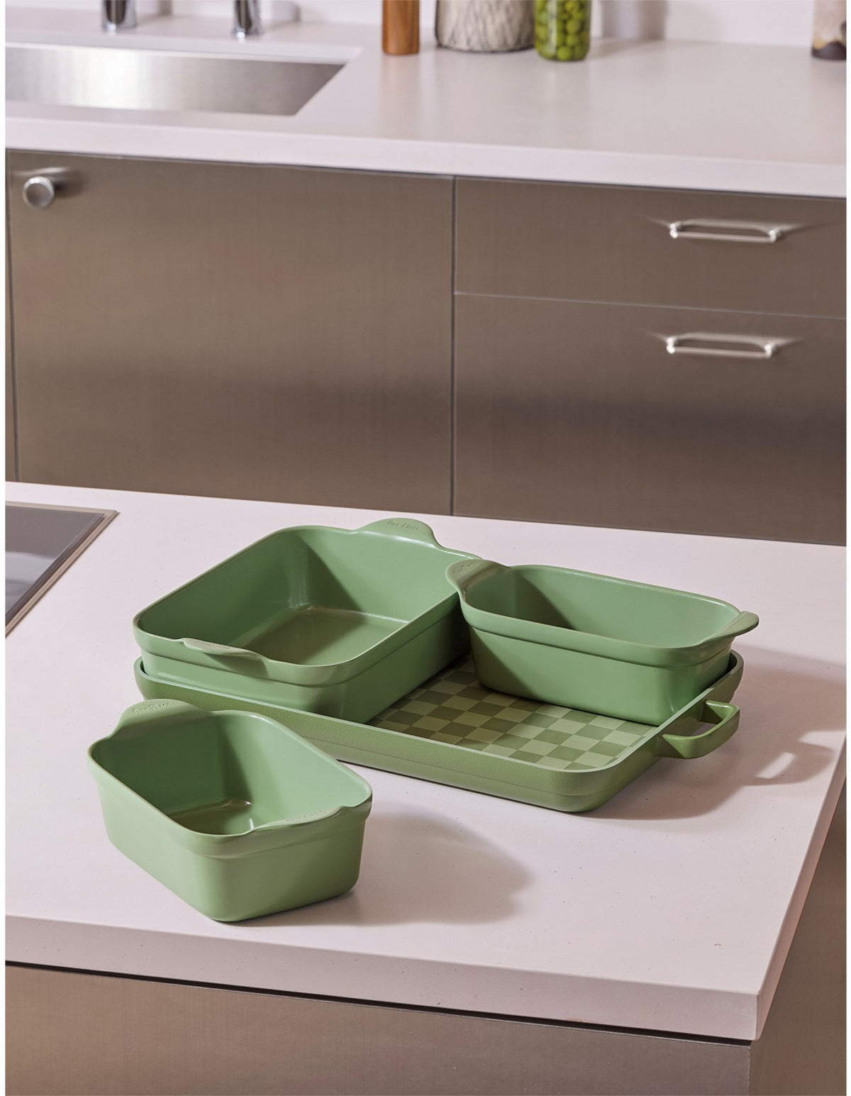 BAKEWARE 5PCE SET SAGE