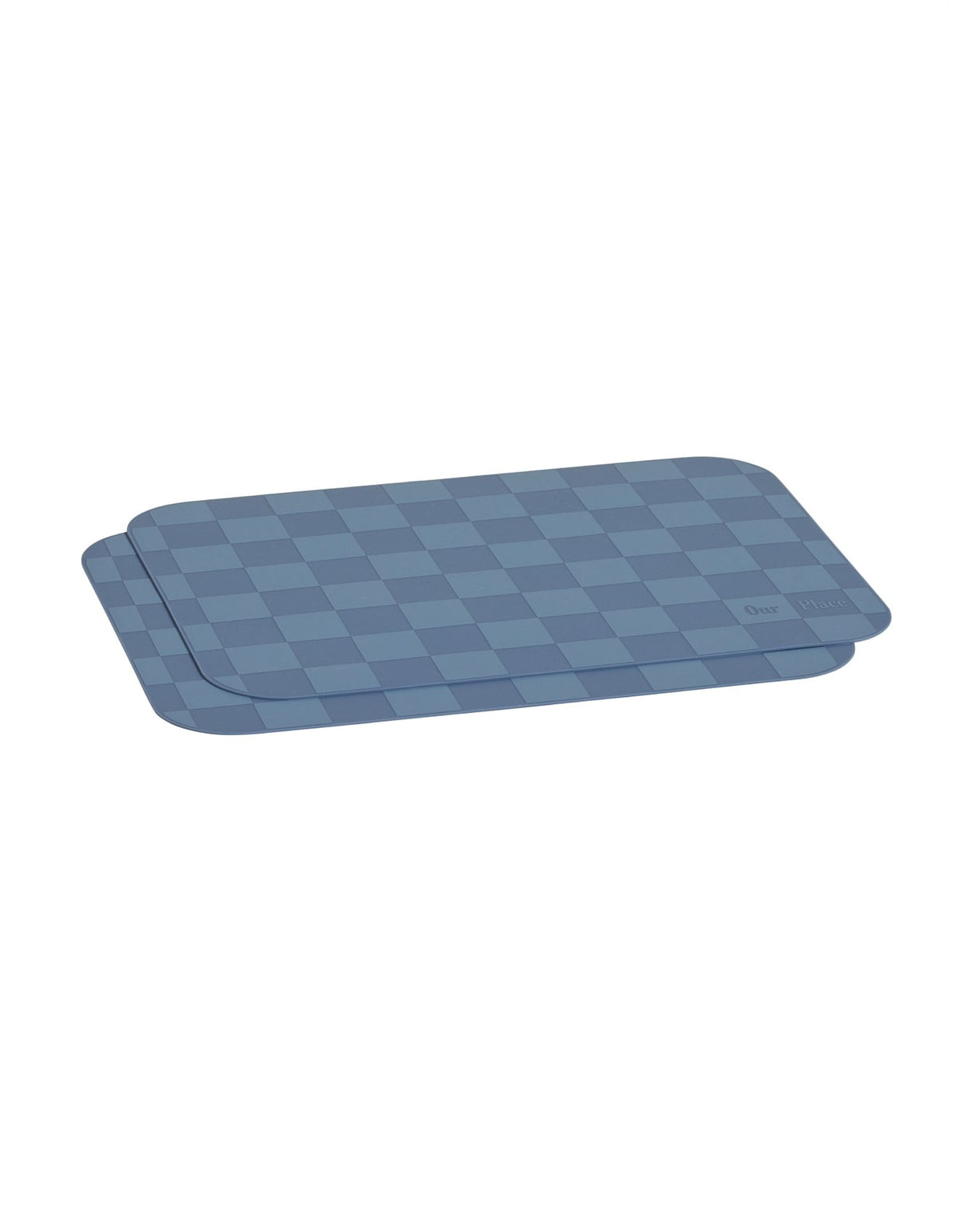 MINI OVEN MATS SET OF 2 BLUE SALT