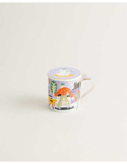 FRENCH EARL GREY BREAKFAST X DANS LES DENTS MUG W INFUSER