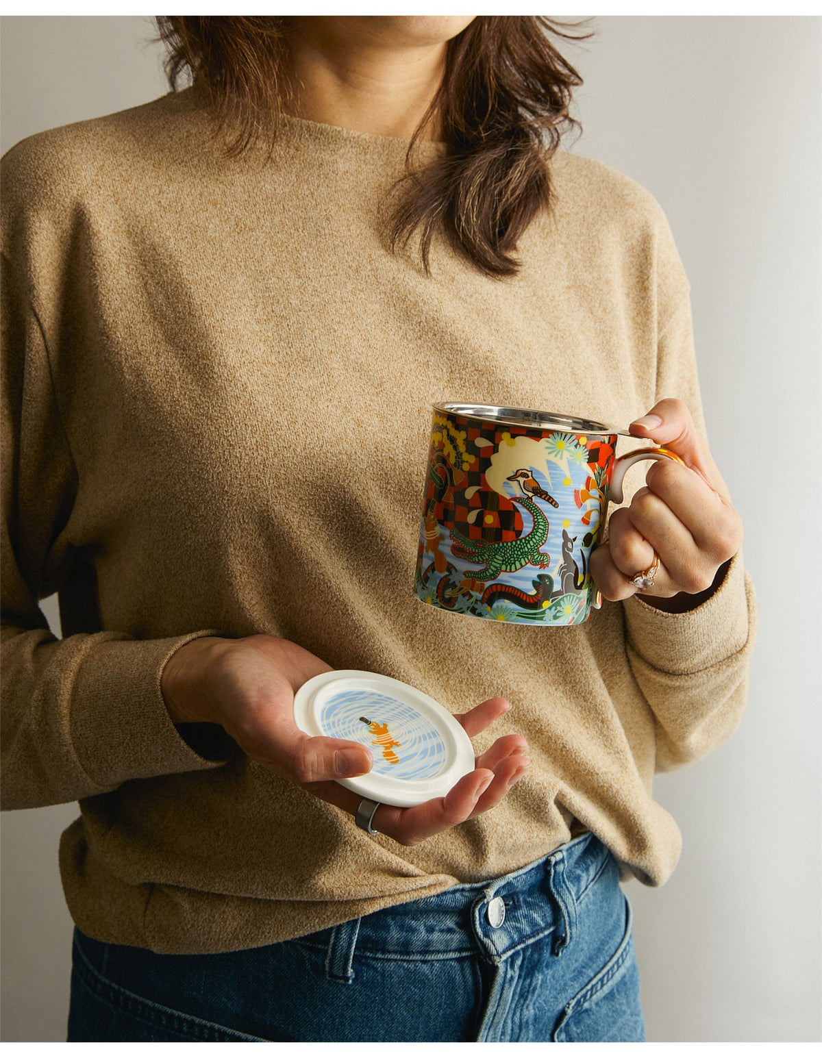 AUSTRALIAN BREAKFAST X ESTHER OLSSON MUG W INFUSER