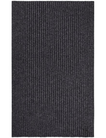 Hw Wool Blend Knit Scarf in Charcoal Heather
