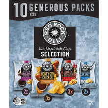 Red Rock Deli Potato Chips Multipack Variety - Deli Style 28g x10 Pack