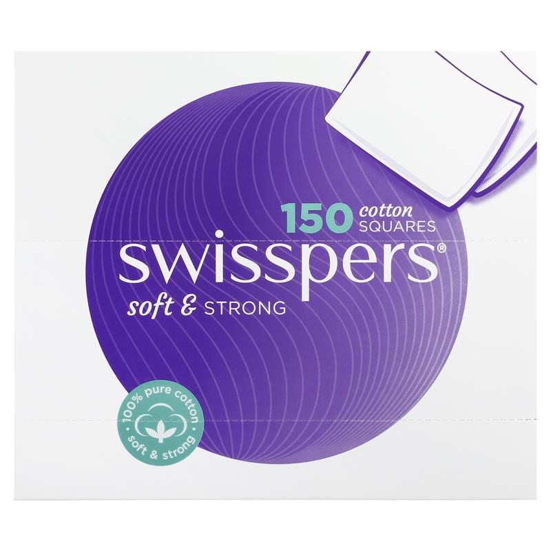Swisspers Cotton Square Pads 150 - GimmeNow