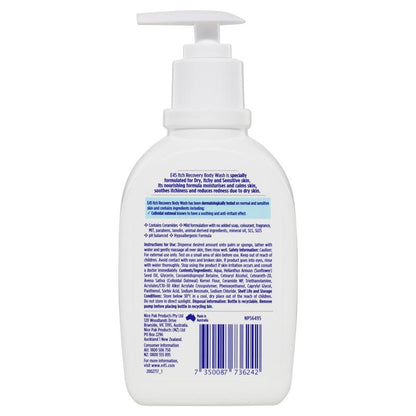 E45 Itch Recovery Moisturising Wash 250ml