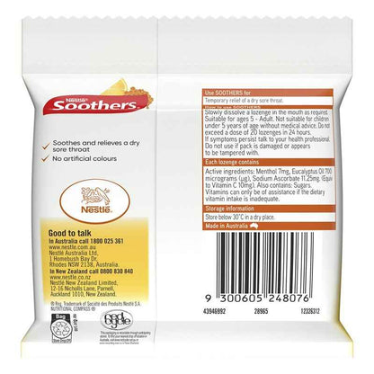 Soothers Honey & Lemon 3x10 Lozenge Multipack