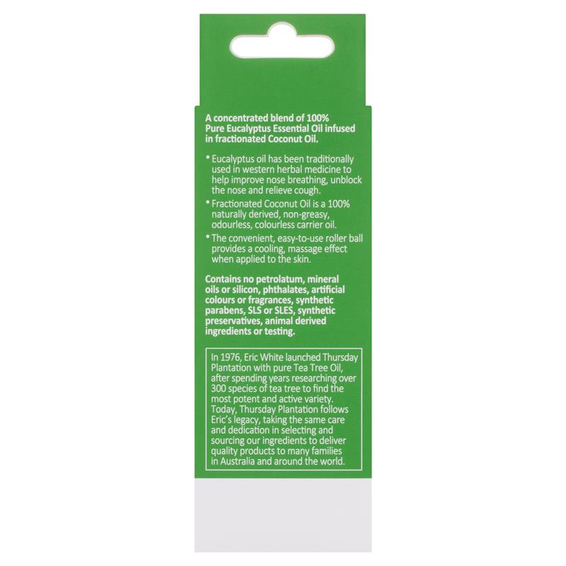 Thursday Plantation Breathe Easy Eucalyptus Oil Roll On 9ml