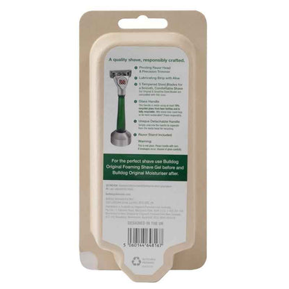 Bulldog Original Glass Razor & Stand Kit + 1 Blade