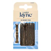 Lady Jayne Bobby Pins, Brown, 4.5 Cm, Pk50 - GimmeNow