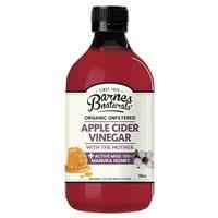 Barnes Naturals Apple Cider Vinegar with the Mother and Manuka 5+ 500ml