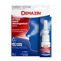Demazin 12 Hour Relief Nasal Decongestant Spray 20ml - GimmeNow