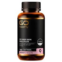 GO Healthy Hair Skin Nails Plus 100 Hard Capsules - GimmeNow