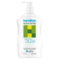 Hamilton Sun SPF 50+ Active Family Lotion 500ml