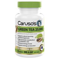 Carusos One a Day Green Tea 50 Tablets