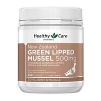 Healthy Care New Zealand Green Lipped Mussel 250 Capsules - GimmeNow