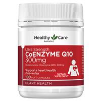 Healthy Care CoQ10 300mg Ultra Strength 100 Capsules - GimmeNow