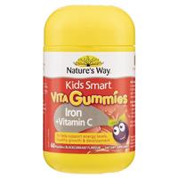 Nature's Way Kids Smart Vita Gummies Iron + Vitamin C 60 Gummies