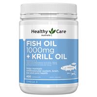 Healthy Care Fish Oil 1000mg and Krill 400 Capsules - GimmeNow