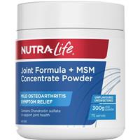 Nutra-Life Glucosamine Chondroitin Msm Joint Food 300g Powder - GimmeNow