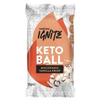 Melrose Ignite Keto Ball Macadamia Vanilla Krisp 35g - GimmeNow