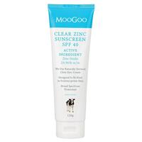 MooGoo Clear Zinc Sunscreen SPF40 120g