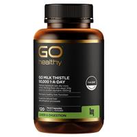 Go Healthy Milk Thistle 50000mg 1-A-Day 120 Vege Capsules Exclusive Size - GimmeNow
