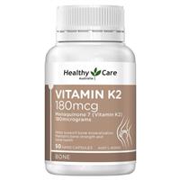 Healthy Care Vitamin K2 180mg 50 Capsules - GimmeNow