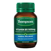 Thompson's B5 Pantothenic Acid 500mg 60 Tablets