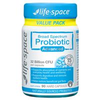 Life-Space Broad Spectrum Probiotic Advanced 90 Capsules Exclusive Size