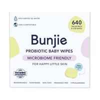 Bunjie Baby Wipes 8x80 Wipes Exclusive Size