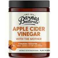 Barnes Naturals Apple Cider Vinegar with The Mother Turmeric Boost 120 Capsules