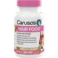 Carusos Hair Food 60 Tablets - GimmeNow