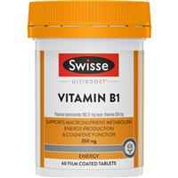 Swisse Ultiboost Vitamin B1 250mg 60 Tablets
