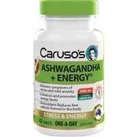Carusos Ashwagandha + Energy 42 Tablets