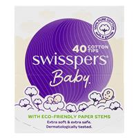 Swisspers Baby Cotton Tips Paper Stems 40 - GimmeNow