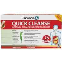 Carusos Quick Cleanse Internal Cleansing Detox Program 15 Day