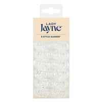Lady Jayne 17022CL Spiral Hair Elastic Clear 8 Pack