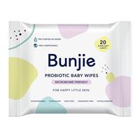 Bunjie Travel Pack Baby Wipes 20 Pack