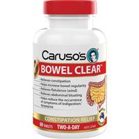 Carusos Bowel Clear 60 Tablets
